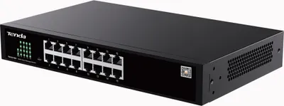 Produktbild von Switch Tenda TEG2216D 16GE Cloud, schwarz, 16 Ports Ethernet, 294x178x44mm