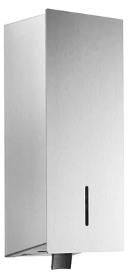 Flüssigseifenspender LN102-1 aus Edelstahl matt geschliffen, modular aufgebaut mit 850 ml Aufstecktank, Einhandbedienung; Wagner- Ewar