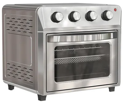Immagine prodotto di Forno multifunzione ad aria calda da 24 litri, con 6 funzioni | Colore: argento | Dimensioni: 39x40,6x36,8 cm