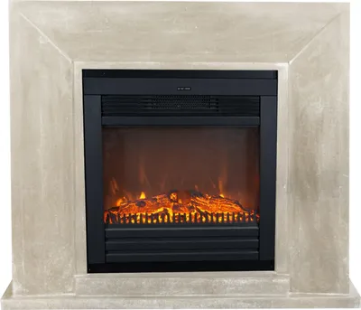 Immagine prodotto di Caminetto elettrico Xaralyn - Nero ELU-SWP - pietra naturale levigata bianca - riscaldamento 1400 watt - con telecomando - caminetto da incasso incluso - caminetto decorativo