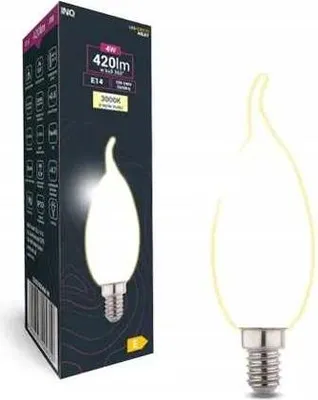 Produktbild von Glühlampe LED C37 Flammenform, matt, E14, 4 W, 3000 K