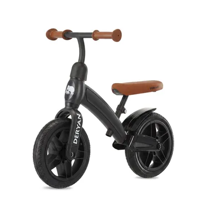 Zdjęcie produktu dla DERYAN Luxe Rower Biegowy 10 Cali - Dziecięcy Rower Bez Pedałów - Czarny