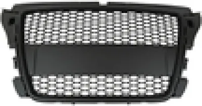 Produktbild von Passend für Audi A3 8P Grill ohne PDC 08-13 Schwarz Matt