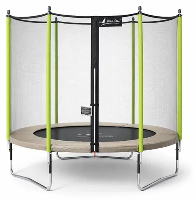 Produktbild von Gartentrampolin Ø 300cm + Sicherheitsnetz - JUMPI 300 – Taupe/Grün