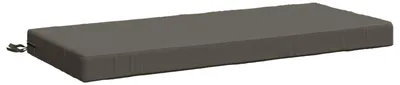 Productafbeelding van Bankkussen SOEST, 100% polyester, grijs, 120 x 50 x 8 cm