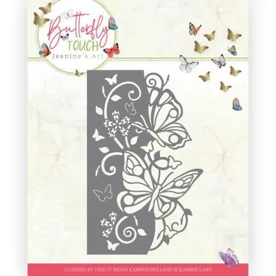 Produktbild von Stanzschablone - Jeanines Art - Schmetterling Touch - Schmetterlings Kante