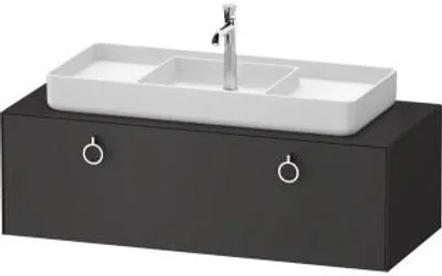 Produktbild von DURAVIT WT4982M58580000 Konsolen-WTU wandh. White Tulip 550x1