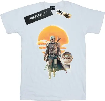 Produktbild von Star Wars - "The Mandalorian" T-Shirt für Herren BI47196 (M) (Weiß)