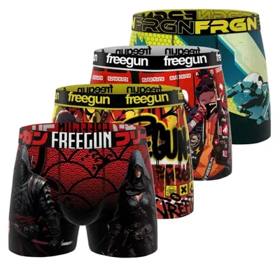 Immagine prodotto di Slip da uomo, modello boxer sportivo, confezione da 4, colore rosso, taglia 2XL (A97)