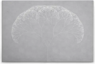 Produktbild von Leinwandbild Abstrakt 60 x 90 cm - Wandbild Grau Weiß - Keilrahmenbild Natur Wohnzimmerdeko Wanddeko Wandgemälde