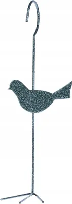Produktbild von Vogelfutterspender - Hängende Futterstation - Edelstahl - 30 cm - Für Vogelfutter - Außenbereich