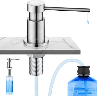 Produktbild von Einbau Seifenspender Küche - Spülmitteldispenser - 300 ml - Kupfer - Gebürstet