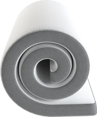 Produktbild von KNERST Matratzentopper 160x200 cm, 7-Zonen, 2 Härtegrade, Atmungsaktiv, ergonomisch, rutschfest, abnehmbarer & waschbarer Bezug, 3D-Mesh-Gewebe, allergikerfreundlich
