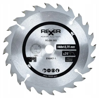 Produktbild von REXXER Kreissägeblatt für Holz Hartmetall 140mm 24 Zähne