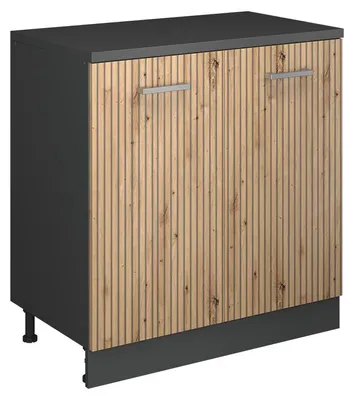 Zdjęcie produktu dla Szafka na poddasze Vicco Rion Dąb rzemieślniczy 80 x 81.6 cm bez skosu z 2 drzwiami, Model 60843