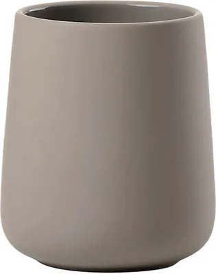 Produktbild von Zone Denmark Zahnbürstenbecher Nova One, Zahnputzbecher, Steinzeug, Taupe, H 10 cm, 28087