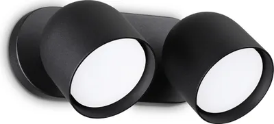 Produktbild von Dodo Metall Zeitgenössische Wandleuchte Schwarz 2 Lichter Gx53 15W 3000K Ip20