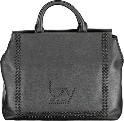 Produktbild von Elegante Damenhandtasche Schwarz mit Henkel und Schulterriemen