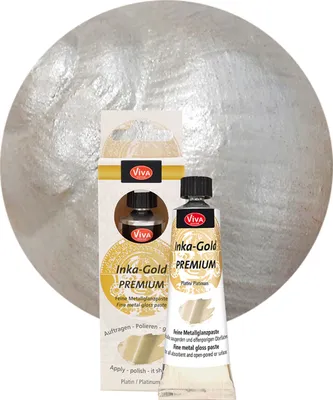 Produktbild von Inka Gold 40g - Platin - Vergoldung Politur - Bastelfarbe