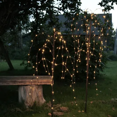 Immagine prodotto di Salice piangente LED Best Season 150 cm ca. 150x50 cm, 144 LED bianco caldo, f.d.Außenb, 860-16
