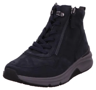 Image de Botte à lacets pour femmes Gabor, modèle 53944-5, 53944-5.5, 53944-6, 53944-6.5, 53944-7, 53944-7.5, 53944-8, 53944-8.5, 53944-9, couleur bleu marine (GAB-0803-03), taille 8