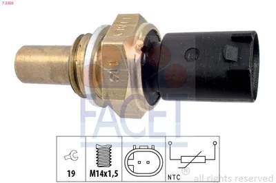 Produktbild von FACET 7.3350 Öltemperatursensor passend für MERCEDES-BENZ C-Klasse Limousine (W204) E-Klasse Limousine (W211) C-Klasse T-modell (S204) A-Klasse (W169)