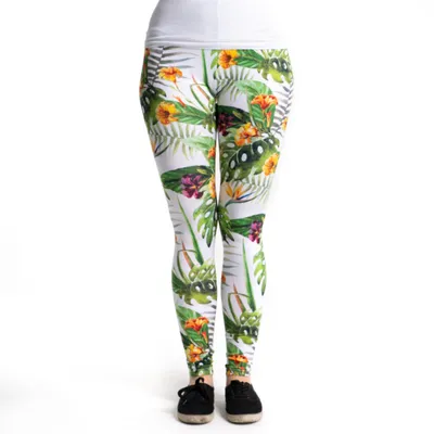Produktbild von cosey - Blumen-Leggings (Einheitsgröße) - Design Caribic