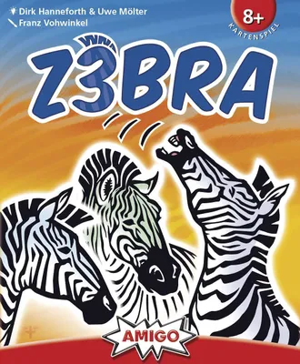 Produktbild von Z3BRA Kartenspiel ab 8 Jahren – Familienspiel mit Trio-Prinzip