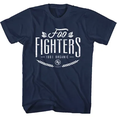 Produktbild von Foo Fighters 100% Organic Navy Blue L T-Shirt