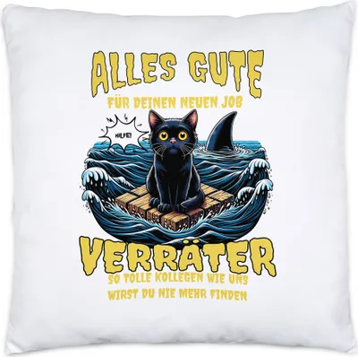 Produktbild von Alles Gute Verräter Kissen Abschiedsgeschenk Kollegen Jobwechsel Lustig Humor