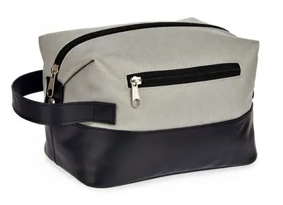 Produktbild von KULTURBEUTEL zum Aufhängen 25cm Kulturtasche Kosmetiktasche Reisetasche Toilettenorganizer Reise Tasche 75 (Grau)