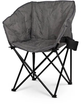 Immagine prodotto di Poltrona - KAMPA - Modello TUBB - Grigia - Pieghevole, imbottita - Grigio - Portata massima: 120 kg