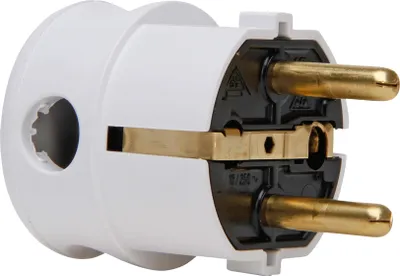 Produktbild von Kopp Winkelstecker 16 A 250 V weiß 178502007