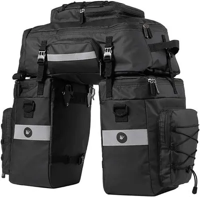 Obrázek produktu pro Velké cestovní tašky – odolné proti oděru – 75 l – PVC – černé – pláštěnka – víceúčelové