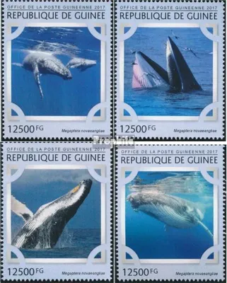 Produktbild von Briefmarken Guinea 2017 Mi 12226-12229 (kompl. Ausgabe) postfrisch Wale