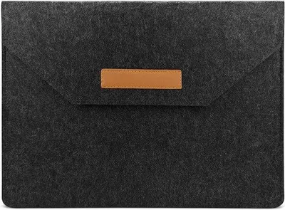 Produktbild von Schutzhülle für 11/13 Zoll Notebooks mit mehreren Fächern, schützende Tasche für MacBooks und Tablets (Schwarz, 13 Zoll)