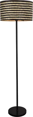 Produktbild von Olucia - JILDAU - Stehlampe - Schwarz / Braun