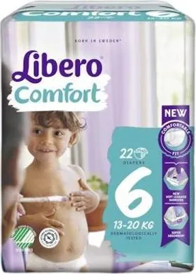 Image de Libero - Couches Confort Bebè 6 (13-20 kg)