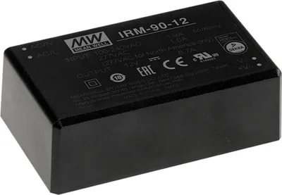 Produktbild von MEANWELL IRM-90-12 - AC/DC Netzteil, vergossen, single output - Modul 90W 12V/6,7A Pin