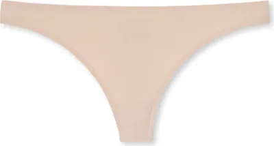 Zdjęcie produktu dla Sznurek damski SCHIESSER, niewidoczna koronka - Single Jersey, Spitzendetails Nude L (Large)