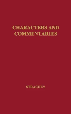 Produktbild von Characters and Commentaries