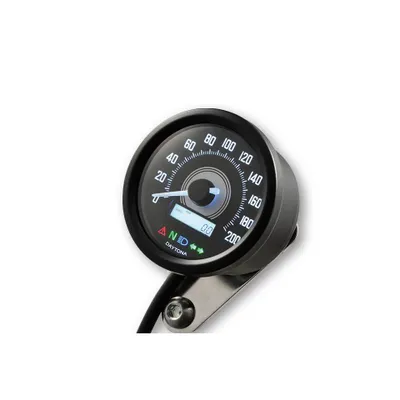 Immagine prodotto di DAYTONA Velona 60 tachimetro 200 km/h/mph incl. indicatori di direzione - LED bianco