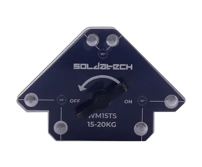 Produktbild von Schaltbarer Pfeil-Schweißmagnet 15-20 kg Winkelschweißmagnete Winkelfixierer magnetisch Positionshalter