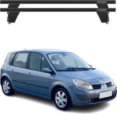 Produktbild von Menabo Dachträger Grundtäger für Renault Scenic mk2 2003-2009 75kg Alu Schwarz