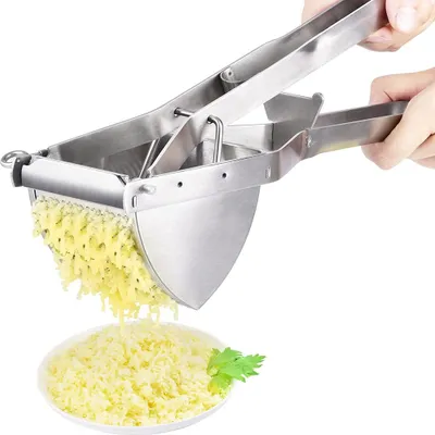 Produktbild von Kartoffelpresse, Professionelle Kartoffelpresse aus Edelstahl für Obst- und Gemüsepüree
