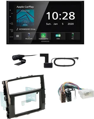 Produktbild von Kenwood DMX-5020DABS CarPlay USB MP3 Einbauset für Mitsubishi Pajero ab 2015