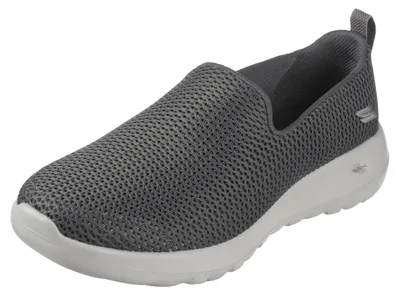 Productafbeelding van Skechers Go Walk Joy, Lage schoenen, Dames, Volwassen, Grijs, Wit, Eenvoudig design, Vetergesp