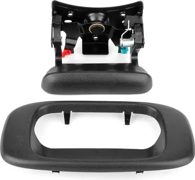 Imagen del producto de Manija de la puerta trasera con juego de embellecedores, compatible con Chevrolet Silverado, número de pieza: 15997911