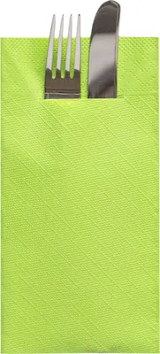 Produktbild von Sovie HORECA Besteckserviette Kiwi aus Tissue Deluxe® 40 x 40 cm, 75 Stück