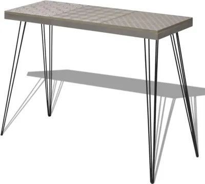 Obrázok produktu pre konzolový stôl vidaXL 90x30x71,5 cm sivý